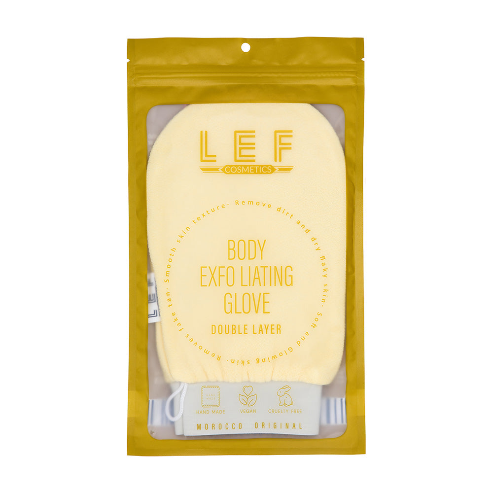 YELLOW | قفاز مقشر للجسم بطبقه مزدوجه