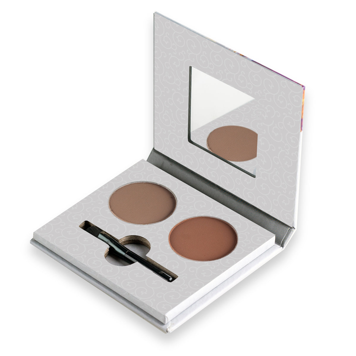 01 DARK BROWN | بودرة حواجب ثنائيه