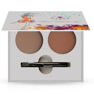 01 DARK BROWN | بودرة حواجب ثنائيه